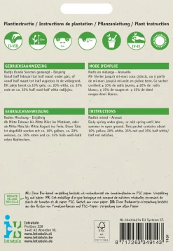 Intratuin Radieschen rund gemischt (Raphanus sativus) Samen