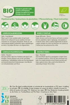 Intratuin Salbei (Salvia officinalis) (BIO) Samen