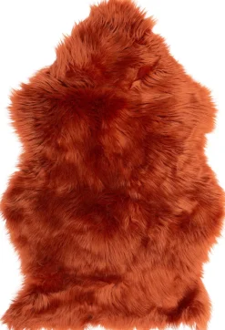 Intratuin Schaffell-Imitat terracotta 90 x 58 cm