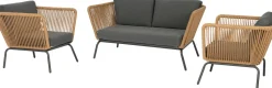 Intratuin 4-Sitzer Loungeset Iris natur