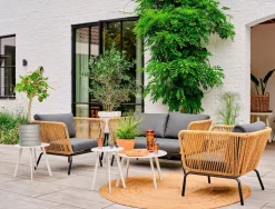 Intratuin 4-Sitzer Loungeset Iris natur