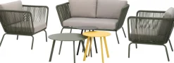 Intratuin 4-Sitzer Loungeset Iris grün