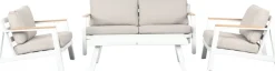 Intratuin 4-Sitzer Lounge-Set Clara weiß