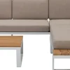 Intratuin 4-Sitzer Loungeset Orfeo Aluminium weiß