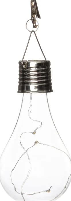 Intratuin Solar-Glühbirne transparent D 7 H 14 cm