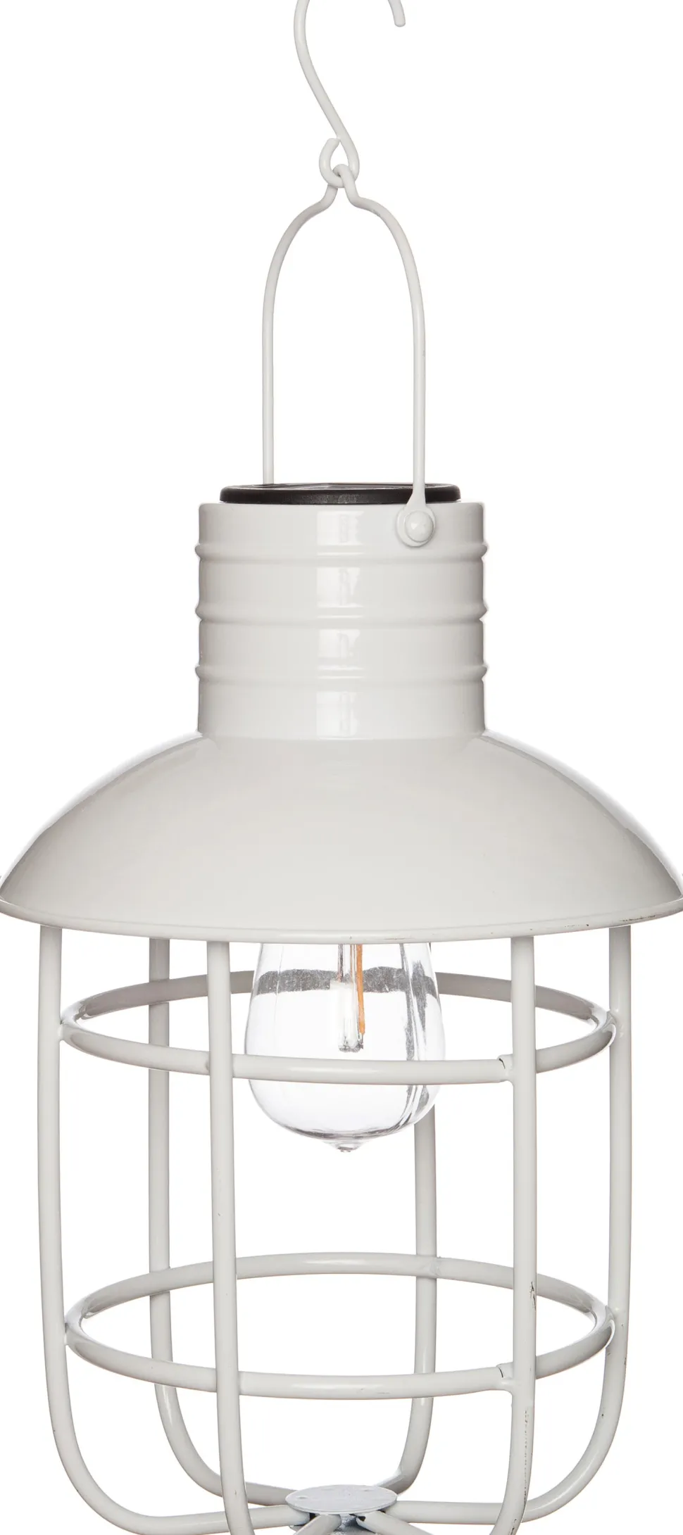 Intratuin Solarleuchte 22 x 22 x 33 cm weiß