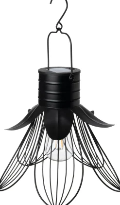 Intratuin Solarleuchte Cuzco schwarz D 28 H 25 cm