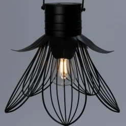 Intratuin Solarleuchte Cuzco schwarz D 28 H 25 cm