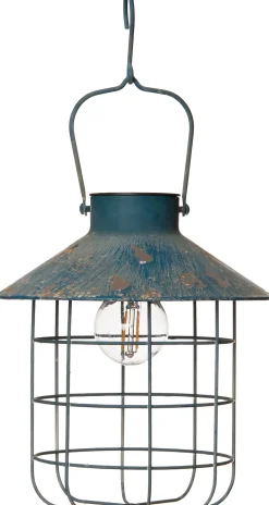 Intratuin Solarleuchte D 21 H 24 cm blau