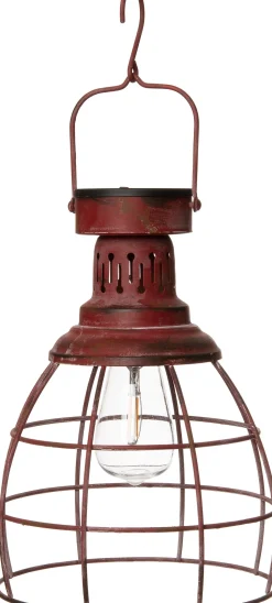 Intratuin Solarleuchte D 21 H 30 cm rot