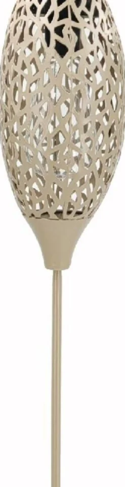Intratuin Solarleuchte Seoul beige D 11 H 94 cm