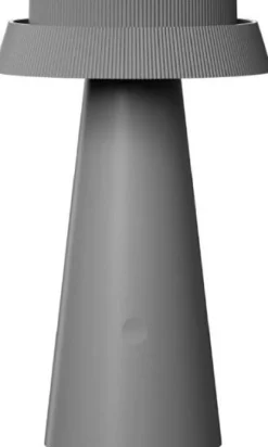 Intratuin Solar-Tischleuchte Pau grau D 14 H 23 cm