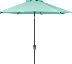 Intratuin Sonnenschirm Trinidad hellblau 80+UV D 250 cm