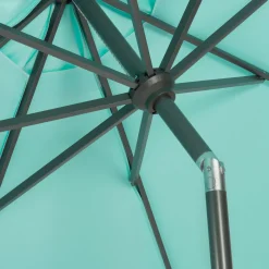 Intratuin Sonnenschirm Trinidad hellblau 80+UV D 250 cm