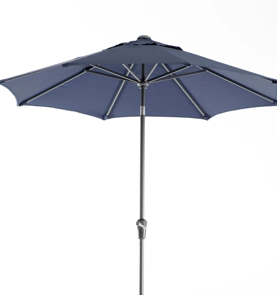 Intratuin Sonnenschirm Trinidad D 250 cm 80+UV dunkelblau