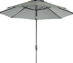 Intratuin Sonnenschirm Trinidad grau 80+UV D 250 cm