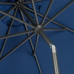 Intratuin Sonnenschirm Trinidad blau 80+UV D 250 cm