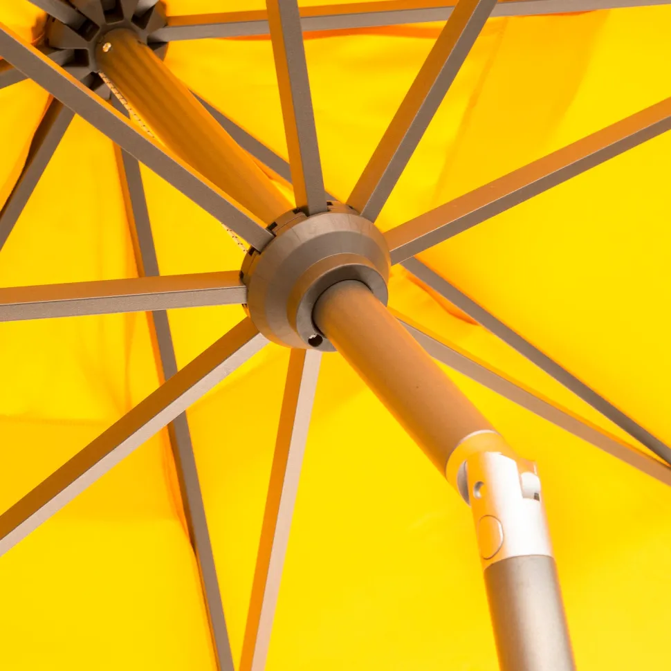 Intratuin Sonnenschirm Trinidad gelb 80+UV D 300 cm