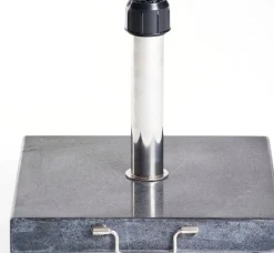 Intratuin Sonnenschirmständer 30 kg schwarz 45 x 45 x 5,5 cm