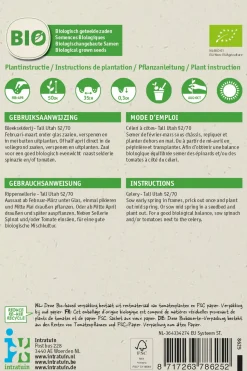 Intratuin Stangensellerie (Apium graveolens 'Tall Utah 52/70') (BIO) Samen