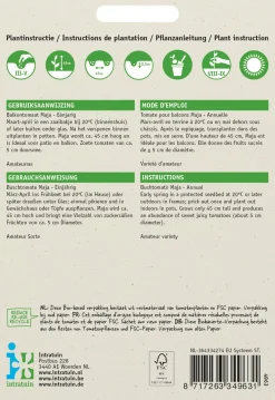 Intratuin Strauchtomate (Solanum lycopersicum 'Maja Origineel') Samen