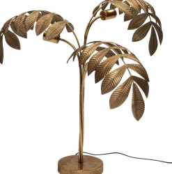 Intratuin Tischleuchte Blätter gold D 61 cm H 74