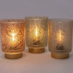 Intratuin Tischleuchte Flip beige D 10 H 15 cm