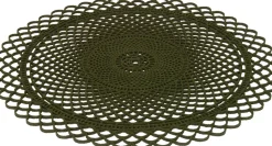 Intratuin Tischset Weihnachten rund grün D 32 cm