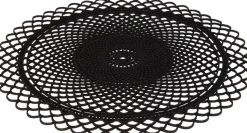 Intratuin Tischset Weihnachten rund schwarz D 32 cm