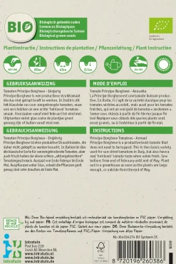 Intratuin Tomate (Solanum Lycopersicum 'Principe Borghese') (BIO) Samen