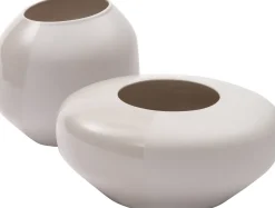 Intratuin Vase Blizz grau D 30 H 14 cm