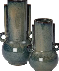 Intratuin Vase Coco blau D 14,5 H 27 cm