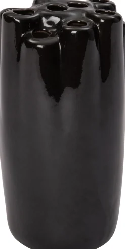 Intratuin Vase Cruz schwarz D 15 H 28 cm