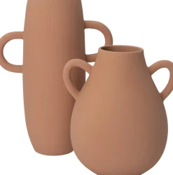 Intratuin Vase Gavie braun 20 x 17 x 22 cm