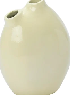 Intratuin Vase Jilly creme 18 x 13 x 23 cm
