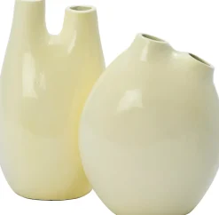 Intratuin Vase Jilly creme 14 x 13 x 28 cm