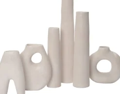 Intratuin Vase Koping weiß 36 x 9 x 27 cm