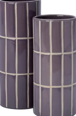 Intratuin Vase Menno lila D 10,5 H 23 cm