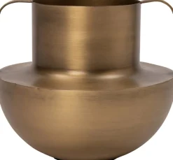 Intratuin Vase Zev gold D 20,5 H 18 cm