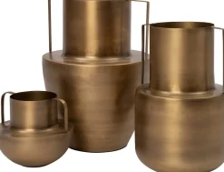 Intratuin Vase Zev gold D 24 H 35,8 cm