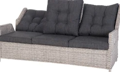 Intratuin verstellbares Loungesofa 3-Sitzer Sanur braun
