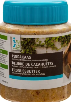 Intratuin Vogel-Erdnussbutter mit Halter Holz 15 x 13 x 19,5 cm