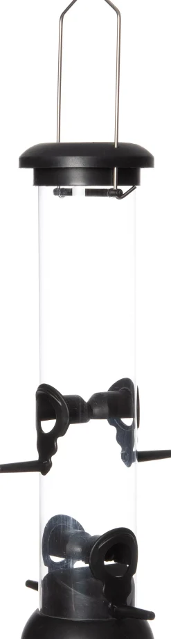 Intratuin Vogelfutterspender schwarz D 8,5 H 33,5 cm