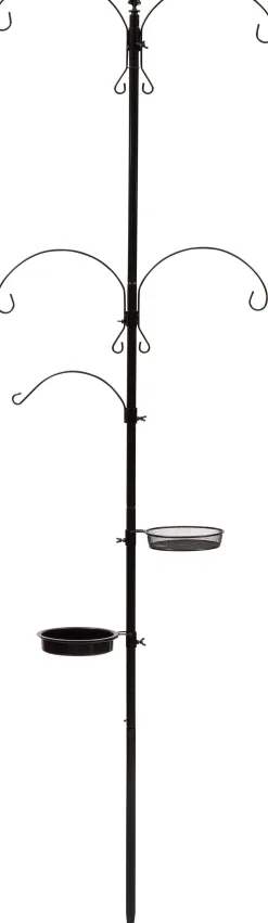Intratuin Vogelfutterständer schwarz H 215 cm