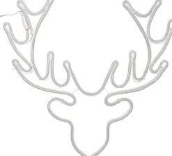 Intratuin Wanddeko Rentier beleuchtet 96 LEDs warmweiß 53 x 2 x 56 cm
