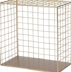 Intratuin Wandregal Vi gold 31 x 15 x 31 cm