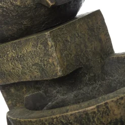 Intratuin Wasserspiel 4 Schalen mit LED-Beleuchtung 40 x 40 x 82 cm