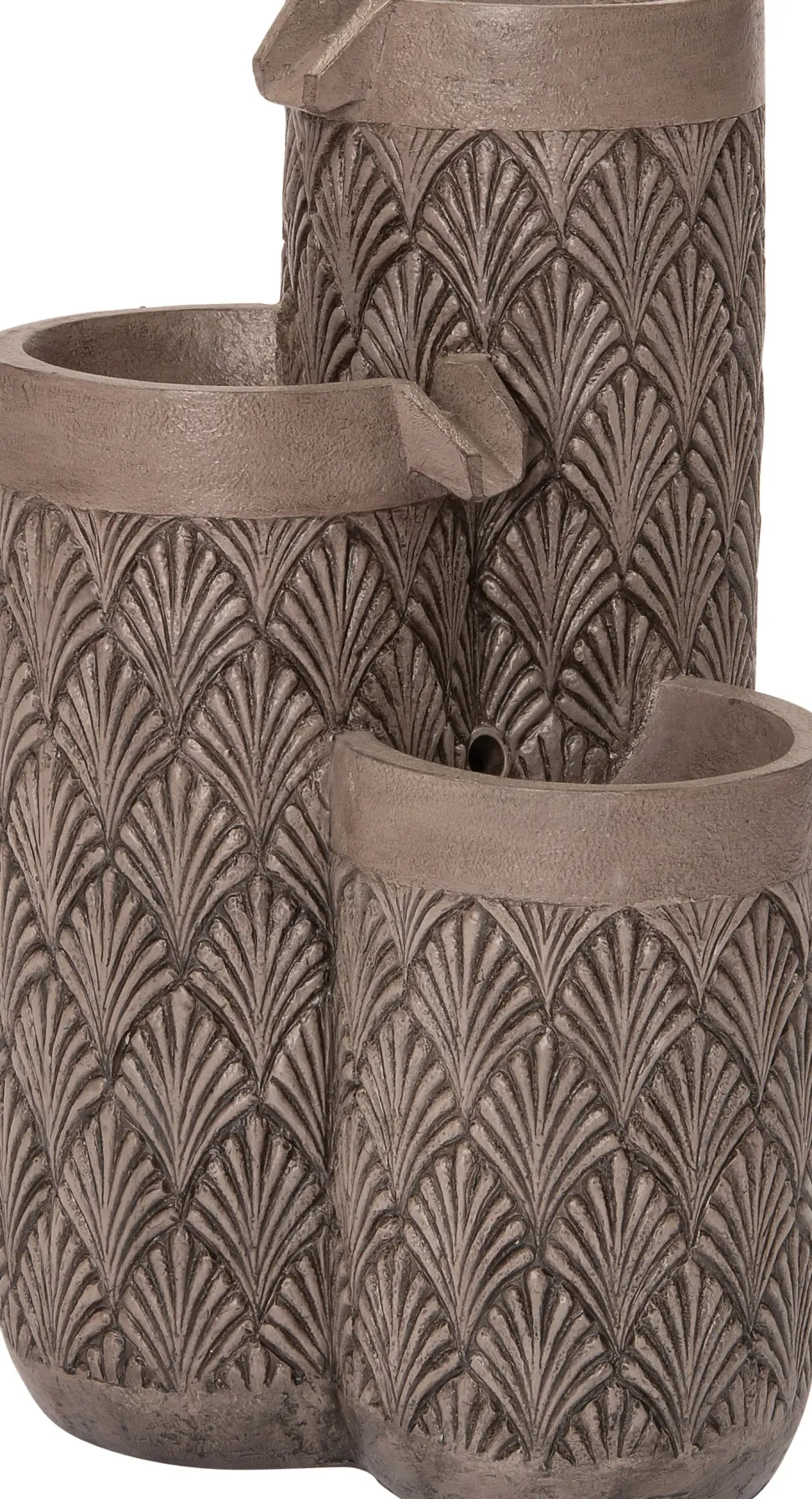 Intratuin Wasserspiel Salo grau 40 x 40 x 66 cm