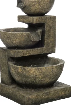 Intratuin Wasserspiel Zierbrunnen Hercules grau 40 x 36 x 59 cm