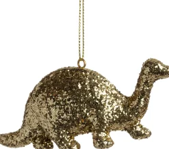 Intratuin Weihnachtsanhänger Dino orange 12 x 2,2 x 4,5 cm